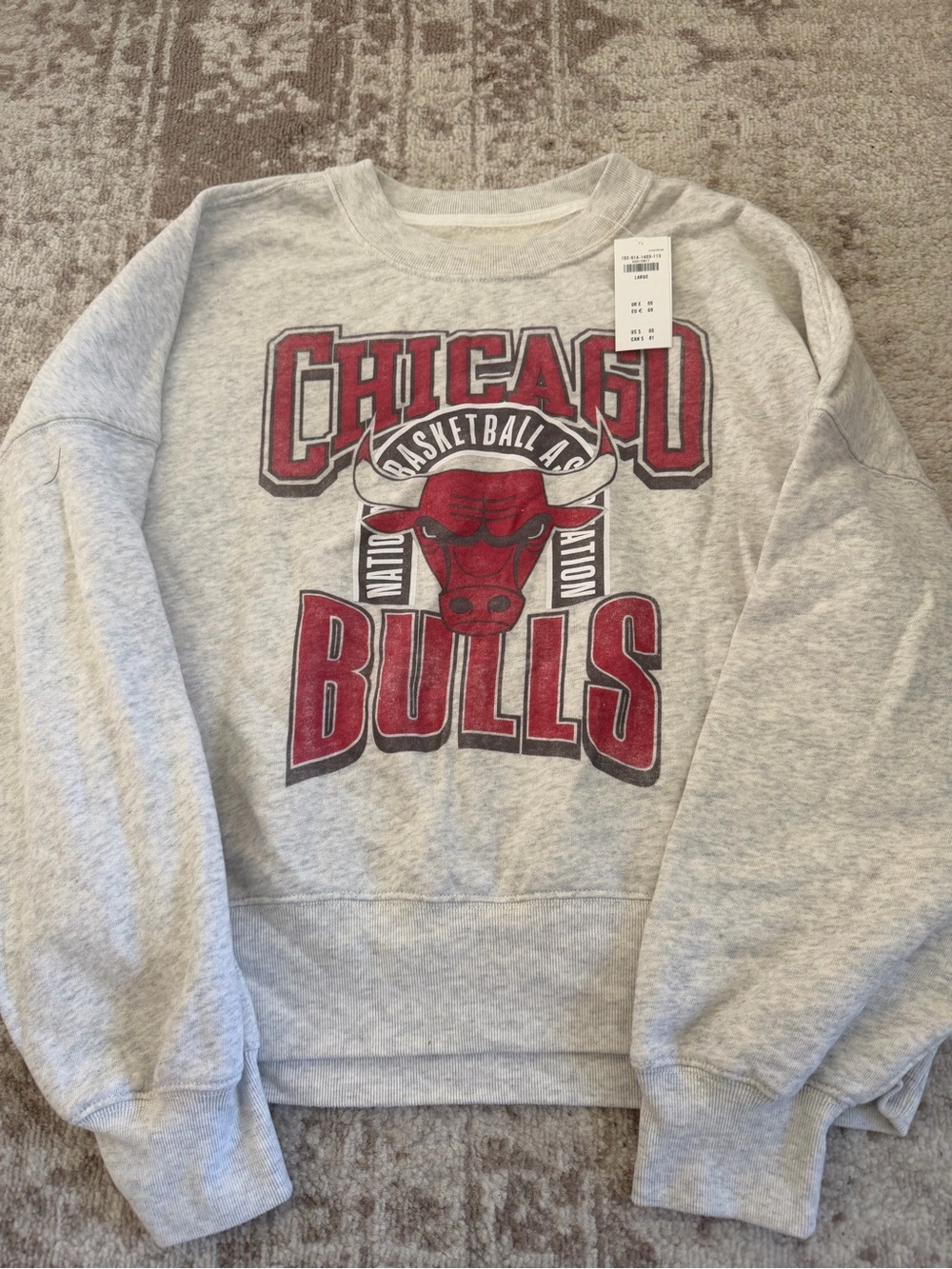 Women’s Abercrombie & Fitch Chicago Bulls Crewneck Sweatshirt